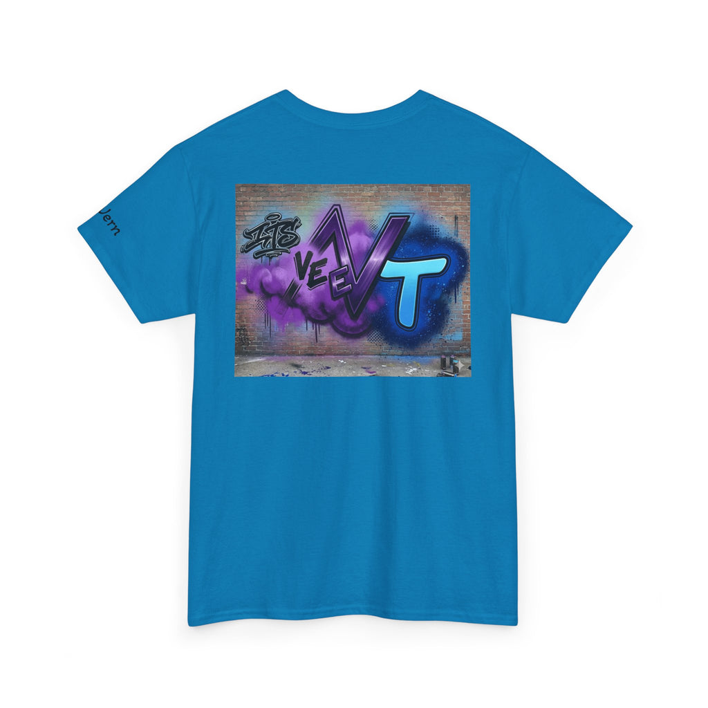 Neon Graffiti Urban Mural Tee | Street Art T-Shirt
