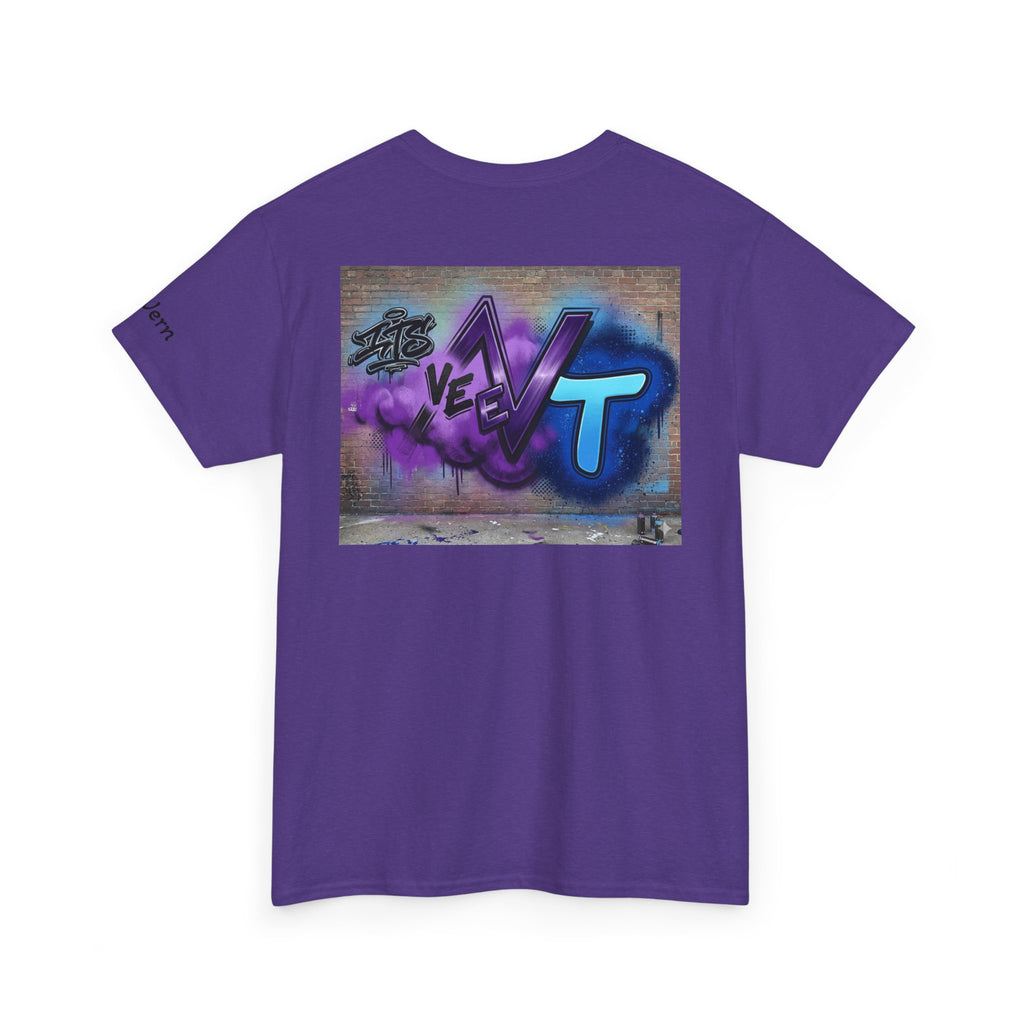 Neon Graffiti Urban Mural Tee | Street Art T-Shirt